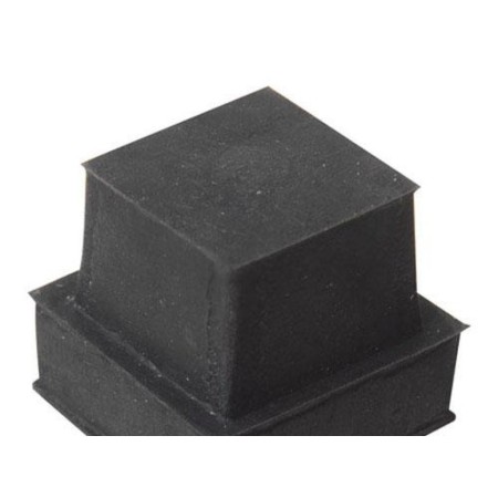 CONTERA GOMA CUADRADA 32X32 MM.  BOLSA 100 UNIDADES