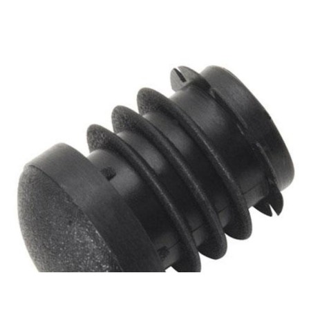 CONTERA PLASTICO REDONDA INTERIOR NEGRA 20 MM.  BOLSA 200 UNIDADES