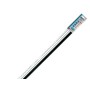 BURLETE ALUMINIO BLANCO CON CEPILLO 1 METRO