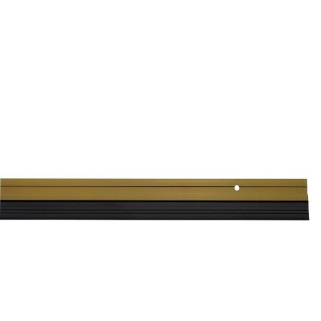 BURLETE ALUMINIO BRONCE CON GOMA 1 METRO