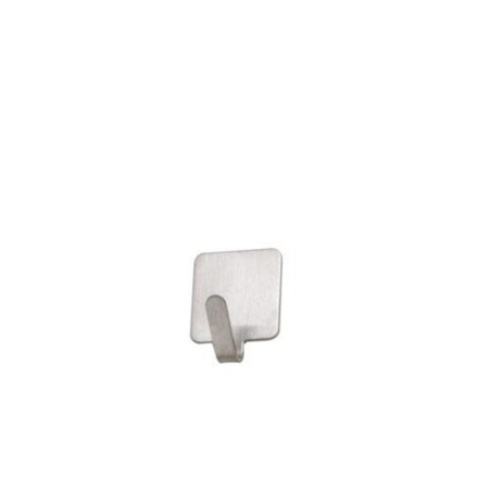 COLGADOR ORYX INOXIDABLE PEQUEÑO  (BLISTER 4 UNIDADES) ADHESIVO