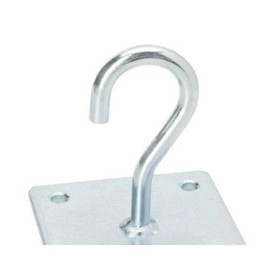 GANCHO WOLFPACK CON PLETINA MULTIUSO ABIERTO ZINCADO