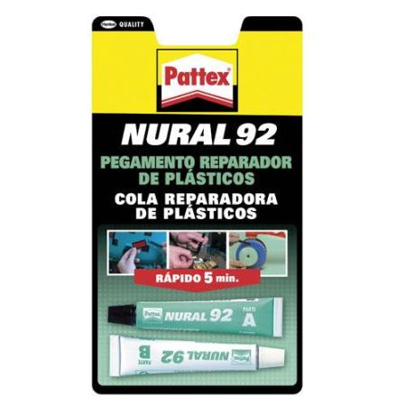 NURAL -  92 TRANSPARENTE  (JUEGO 2 TUBOS 22CC)