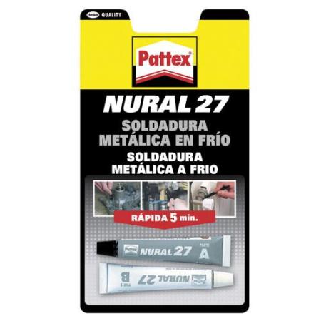 NURAL -  27 ALUMINIO GRIS  (JUEGO 2 TUBOS 22CC)