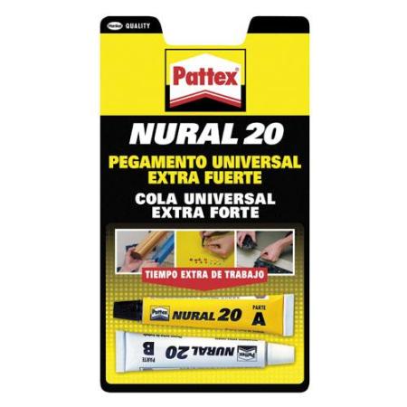 NURAL -  20  BLANCO TRANSPARENTE  (JUEGO 2 TUBOS 22CC)