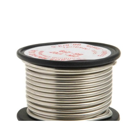 ESTAÑO PLATA  2,0 MM.  ROLLO 100 GRAMOS. 