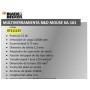 MULTIHERRAMIENTA BLACK&DECKER MOUSE KA 161 BC QS CON ACCESORIOS