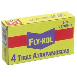 ATRAPAMOSCAS FLY - KOL  (ESTUCHE 4 TIRAS)