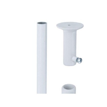 SOPORTE TECHO PARA RIEL ALUMINIO BLANCO