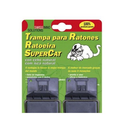 TRAMPA RATONES PLASTICO  (BLISTER  2 PIEZAS)