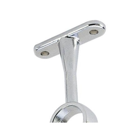 SOPORTE CENTRAL REDONDO PARA TUBO Ø16 CROMADO