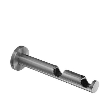 SOPORTE ZIRCONIO DOBLE 16MM NIQUEL / MATE