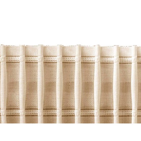 CINTA FRUNCIDORA AUTOMATICA 75/5 BEIGE ROLLO 100 METROS