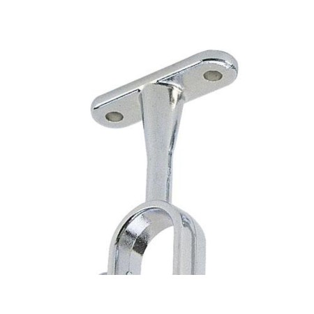 SOPORTE CENTRAL OVALADO CROMADO