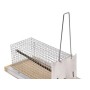 TRAMPA RATAS JAULA METAL CON BASE MADERA 21CM