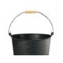 CESTO PLASTICO NEGRO UN ASA 22 LT