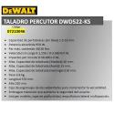 TALADRO DEWALT DWD522KS
