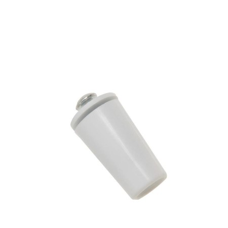 TOPE PERSIANA CON TORNILLO 40 MM.  BLANCO