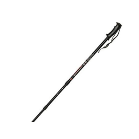 BASTON BORDON CAMINAR EXTENSISBLE 0,65 - 1,35 METROS NEGRO