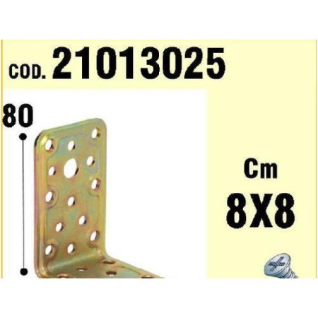 SOPORTE PARA MADERA ÁNGULO 50X 80X 80