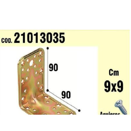 SOPORTE PARA MADERA ÁNGULO 65X 90X 90