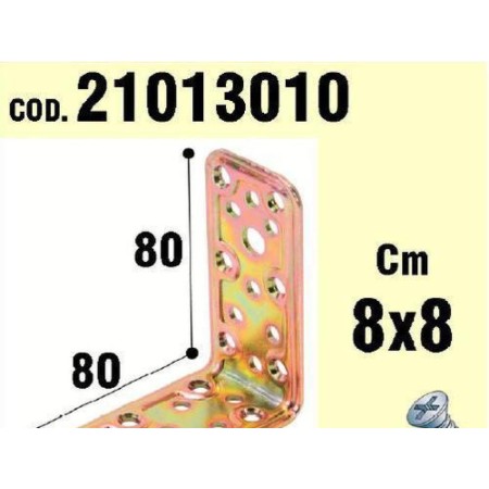 SOPORTE PARA MADERA ANGULO  40X 80X 80