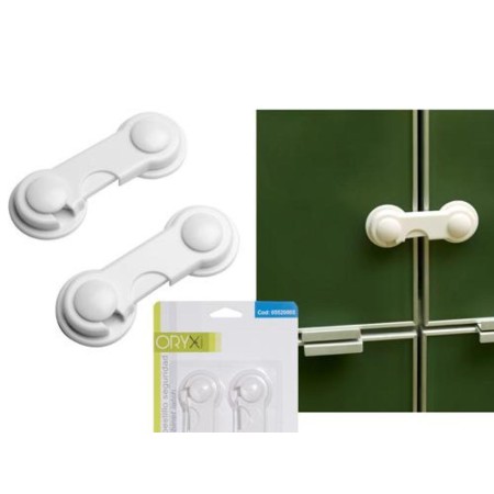 PROTECTOR ORYX PESTILLO SEGURIDAD.   (BLISTER 2 PIEZAS)