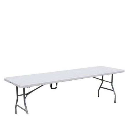 MESA PLEGABLE RECTANGULAR 242X76X74CM