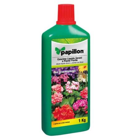 ABONO LIQUIDO PAPILLON GERANIOS Y FLORES 1KG