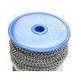 CADENA BOLAS LATON CROMADO 3,2 MM.  ROLLO 50 METROS