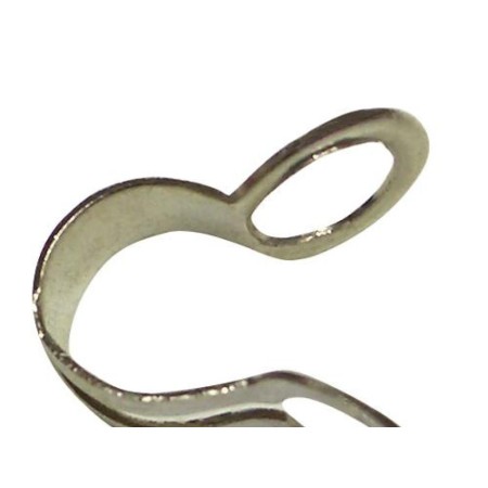 ENGANCHE CADENA BOLAS LATÓN CROMADO 3,2 MM.   (CAJA 200 UNIDADES)