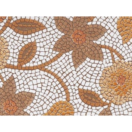 LAMINA ADHESIVA MOSAICO FLORES 45 CM.  X 20 METROS
