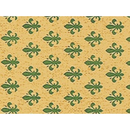 LAMINA ADHESIVA FLOR LIS VERDE 45 CM.  X 20 METROS