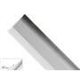 TAPAJUNTAS ADHESIVO PARA MOQUETAS ALUMINIO PLATA   82,0 CM. 