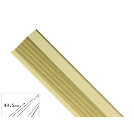 TAPAJUNTAS ADHESIVO PARA CERAMICA ALUMINIO ORO   98,5 CM. 