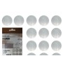 TAPATORNILLOS ADHESIVOS GRIS METALIZADO.   (BLISTER 20 UNIDADES)