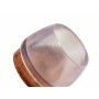 CONTERA GOMA Y FIELTRO TRANSPARENTE Ø20 MM.   (BLISTER 8 UNIDADES)