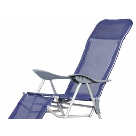 SILLA PLAYA ALUMINIO ATRIL 5 POSICIONES CON RESPALDO