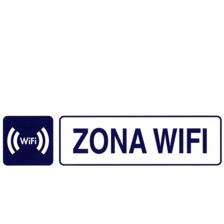 ROTULO ADHESIVO 250X63MM ZONA WIFI