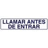 ROTULO ADHESIVO 250X63 MM.  LLAMAR ANTES DE ENTRA
