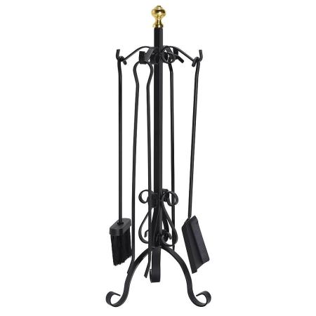 JUEGO ATIZADORES FORJADO NEGRO   64CM