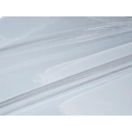 MANTEL HULE ROLLO 140 CM.  X 20 METROS TRANSPARENTE