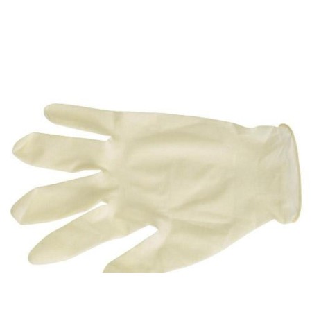 GUANTE MAURER DESECHABLE LATEX TALLA 6 S  CAJA 100