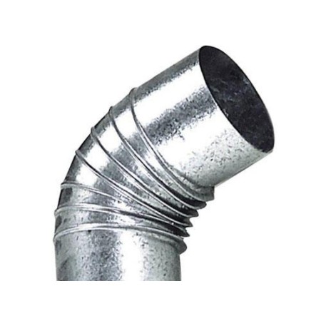 CODO ESTUFA GALVANIZADO 250 MM 90°  (0,8 MM)