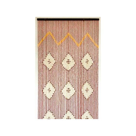 CORTINA PUERTA 56 TIRAS MADERA 90X200 CM. 