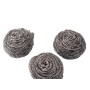 ESTROPAJO METALICO DE ACERO INOXIDABLE  (PACK 3 UNIDADES)