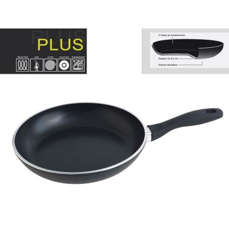 SARTÉN ALUMINIO ANTIADHERENTE PLUS 26 CM.  / 5 MM. 
