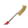 CEPILLO MANUAL ACERO MANGO PLASTICO ROJO 34 CM. 