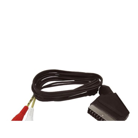 AXIL AV-971-E EUROCONECTOR 4M/2RCA MACHO