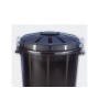 CUBO BASURA CON TAPA 70 LTS. FNEGRO